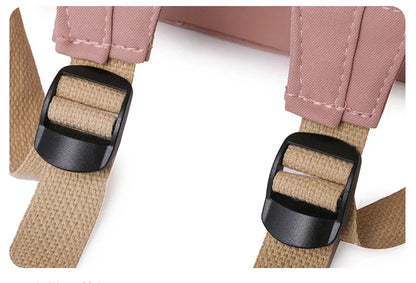 Solid Color Women Backpack High Quality Youth Waterproof Backpacks for Teenage Girls Female School Shoulder Bag Bagpack