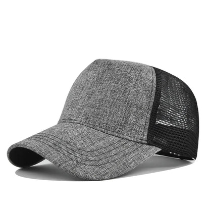 Fashion SunHat Outdoors Trucker Hat Cotton Mesh BreathableBaseball Cap Women Men Summer Sunshade MeshCap Truck Hat Cap Wholesale