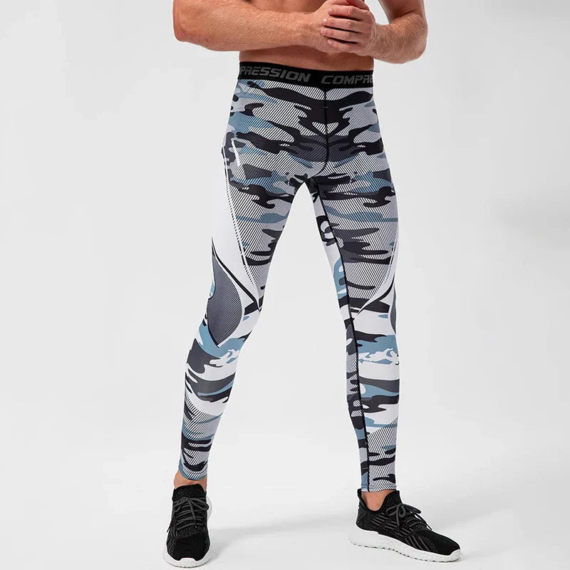 Men's Compression Pants Men Sportswear Training Legging Gym Skinny Trousers Tights Bottoms Jogging Sweatpants Running Pants Men