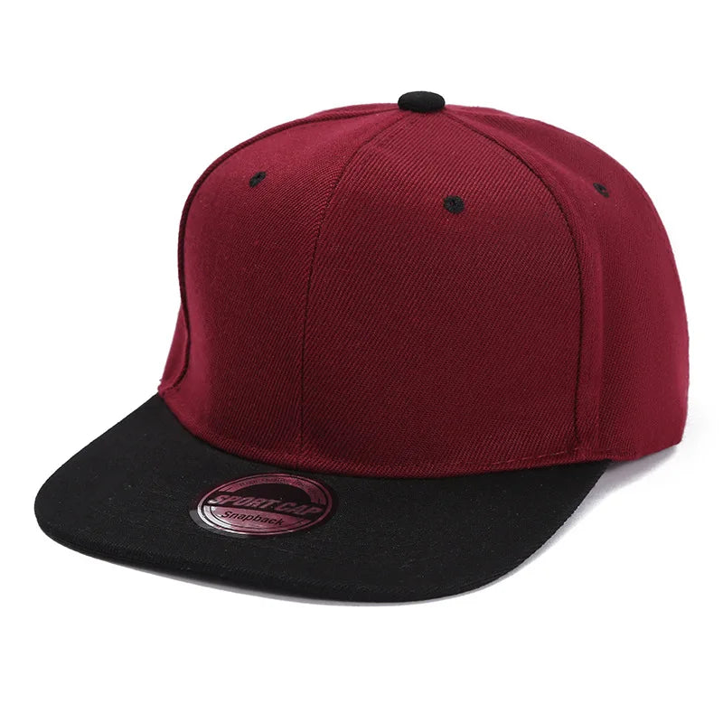 Spring and Summer Baseball Cap Flat Brim Camouflage Fashion Hip Snapback Hat Plain Gorras Bone Blank Caps
