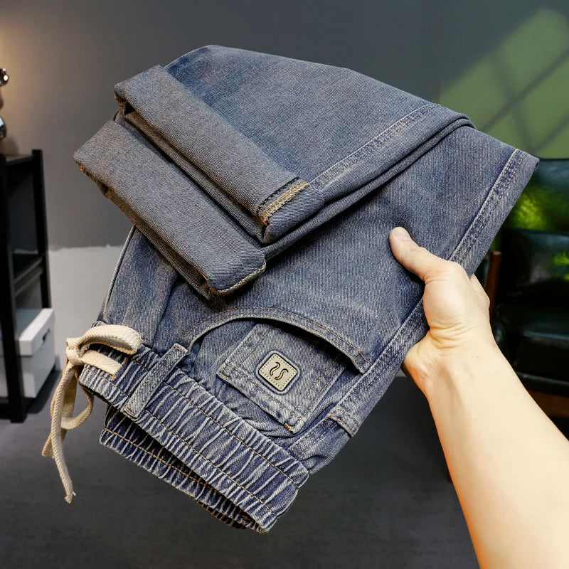 Calça Jeans Masculina Solta Reta 2026 Novo Estilo Casual Confortável Calça Jeans Masculina Moderna Moda Masculina