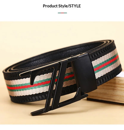 Leather luxury belt for men, stylish and handsome with high quality. Leather belt for women, durable and versatile for jeans.