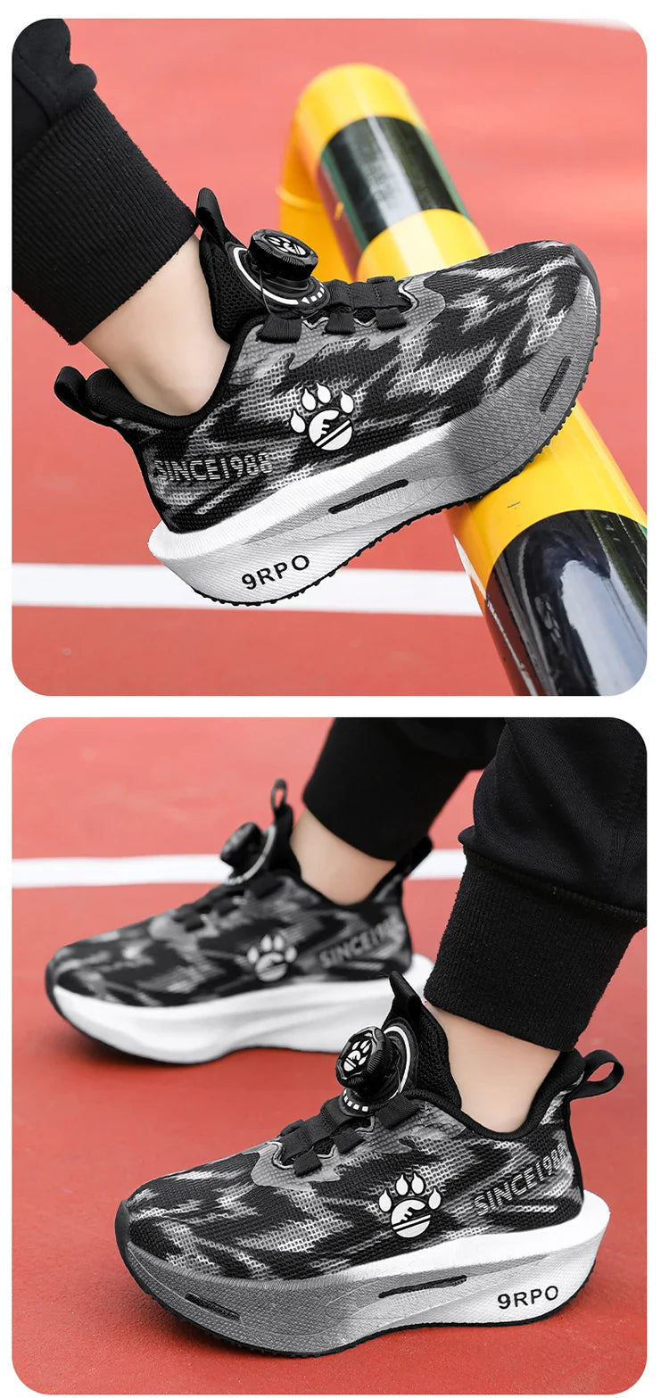 New children's shoes, boys' double-net carbon sneakers, students' casual and light running shoes, children's basketball shoes