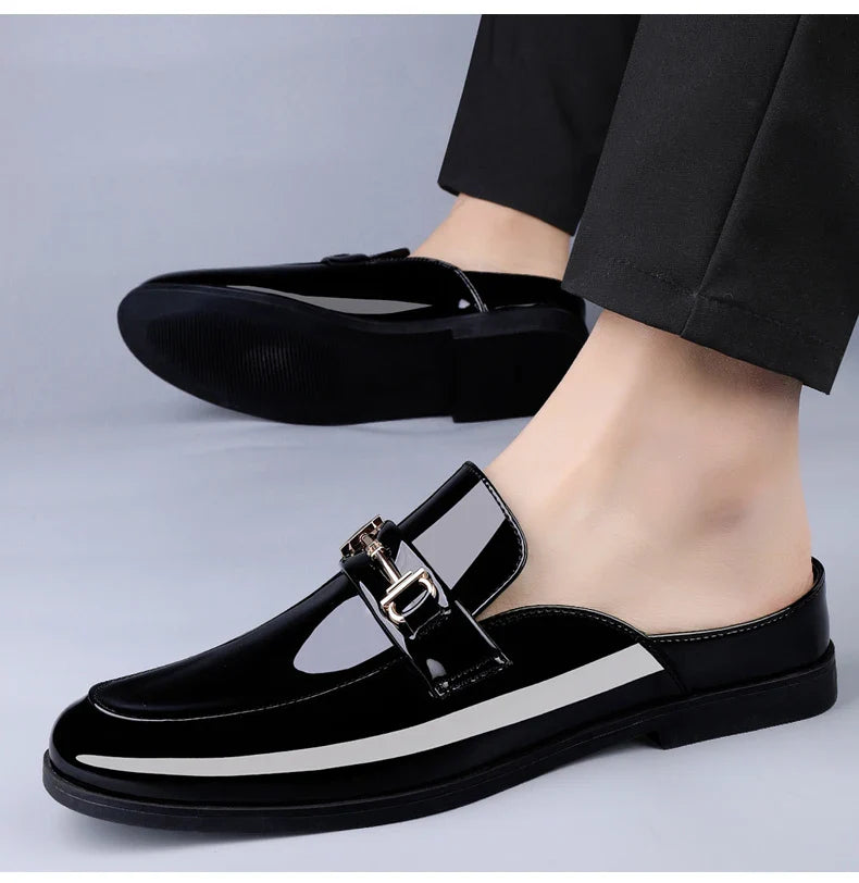 Men's shoes four seasonal new fashion outdoor leather shoes comfortable soft soles non slip lightweight plus size casual shoes