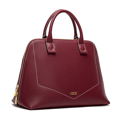 Women's Shoulder Bag New High Quality Business Bag Large Capacity Handbag Wine Red