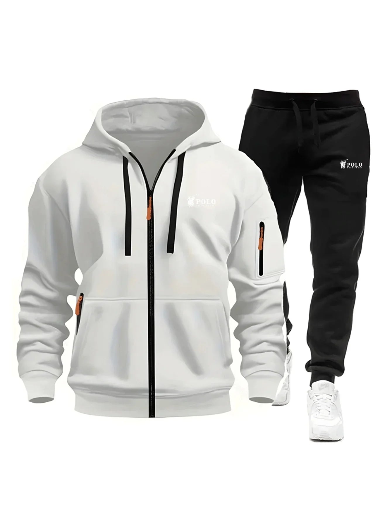 Zipper Sweatshirt Suit Sweatshirts for Men Daily Casual Hoodies Pants High Quality 2026 Sports Tracksuit Jogging Men's Clothing