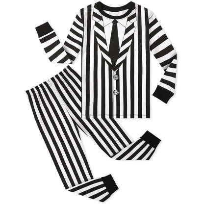 Skeleton Costume for Kids Halloween Skull Glowing Pajamas Toddler Ghost Bone Scary Clothes Child Carnival Dress Up Costume