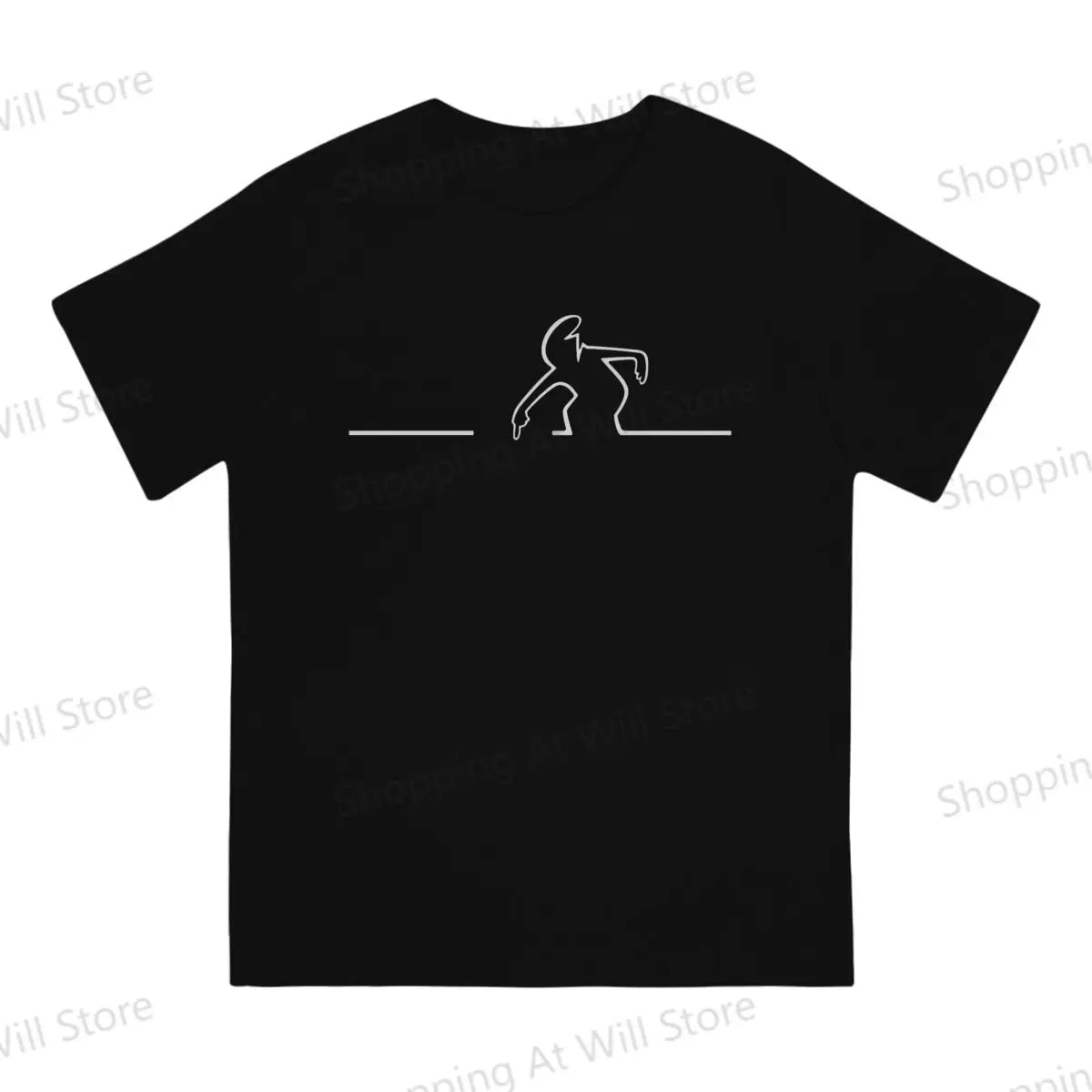 men's and women's casual T-shirts La Linea The Line Osvaldo Cavandoli TV Round neck short sleeved T-shirt Street Clothing S-6XL