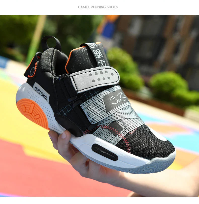 Children's Basketball Shoes For Boys Girls Non-slip Kids Sport Shoes Lightweight Outdoor Sneakers Trainers Footwear
