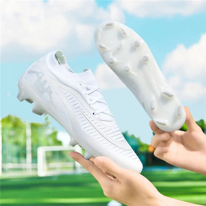 New Men Football Boots Training Breathable Soccer Shoes Wholesale Unisex Professional Ultralight Indoor Futsal Drop Shipping
