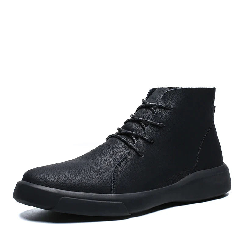 Winter Men Boots High Quanlity Warm Leather Mens Ankle Boots Male Waterproof with Fur Snow Boots Casual Shoes for Men Botas