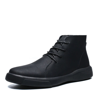 Winter Men Boots High Quanlity Warm Leather Mens Ankle Boots Male Waterproof with Fur Snow Boots Casual Shoes for Men Botas