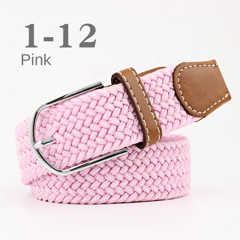 107/120cm Unisex Colorful Canvas - Belt Casual Luxury Trend Jeans Accessories Nylon Girdle Hunting Belt for Men and Women