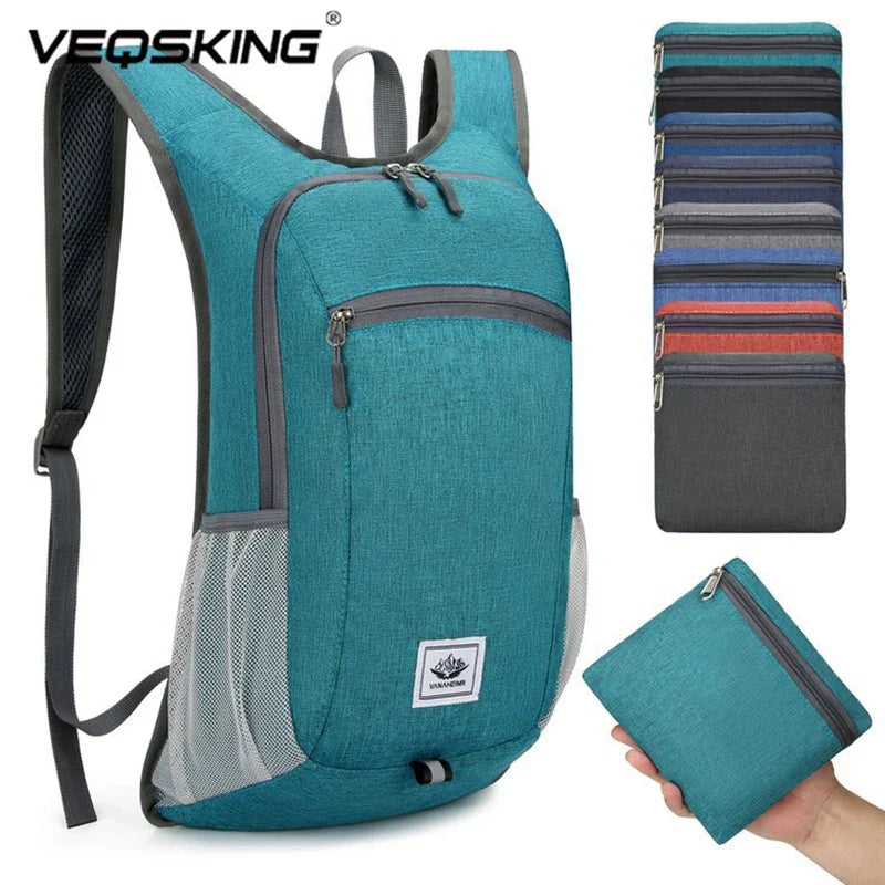 Portable Foldable Backpack,Men Women Ultralight Folding Bag,Outdoor Climbing Cycling Hiking  Knapsack Travel Daypack