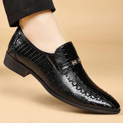 Men's Slip-On Dress Shoes Business Casual Comfortable Classical Dress Shoes for Men ﻿