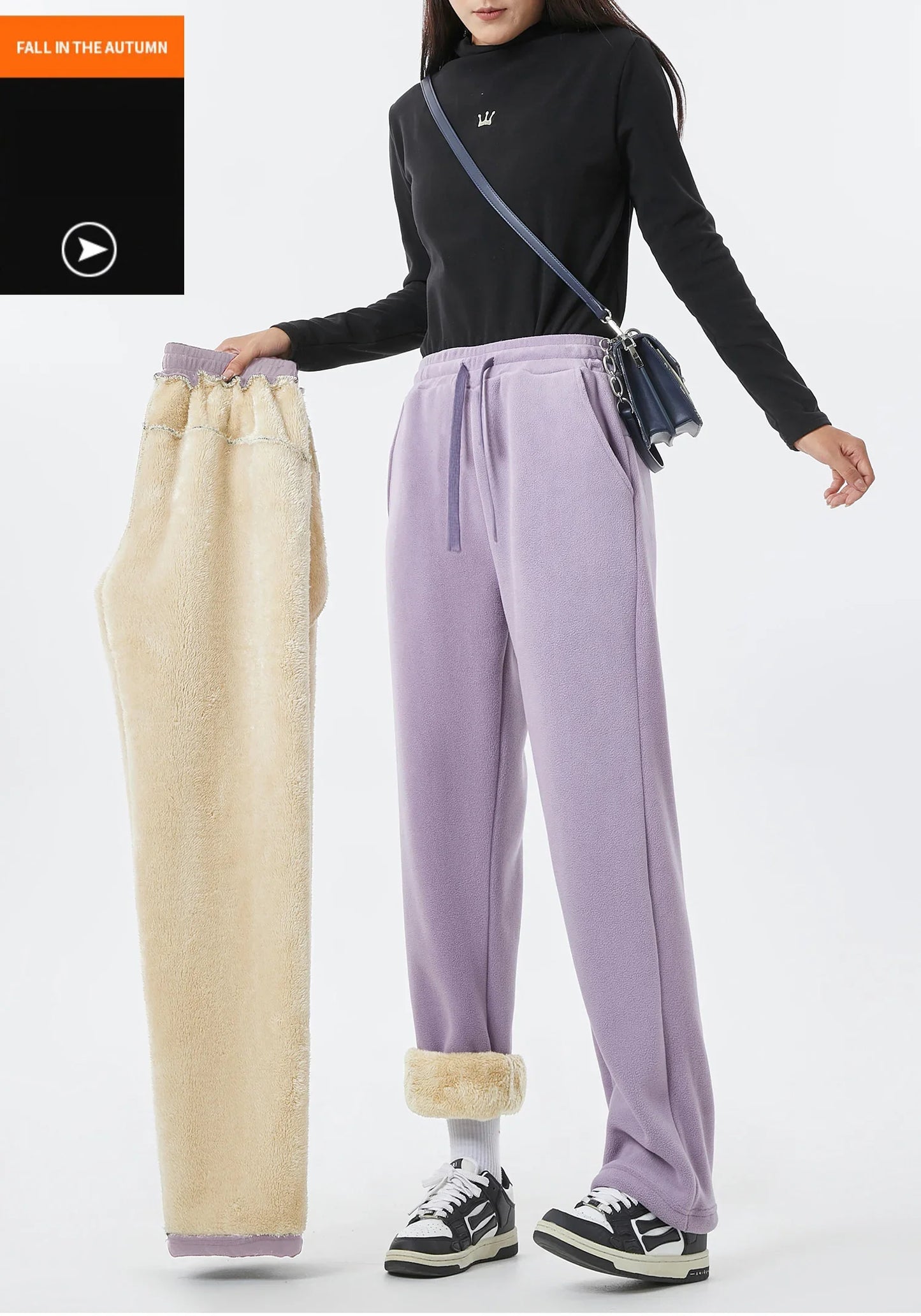 Unisex 2026 Winter New Oversize Pants Men Women Warm Fleece Liner Drawstring Trousers Casual Comfortable Gym Sweatpants