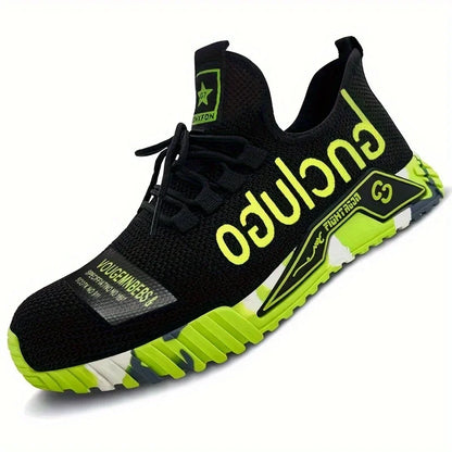 Protective Steel Toe Safety Shoes Men Anti-puncture Work Shoes Men Breathable Industrial Shoes Indestructible Work Safety Boots