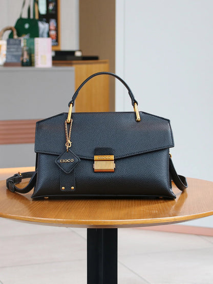 2025 new retro blue snake-shaped high-grade handbag fashion luxury luxury handbag lightweight large-capacity one-shoulder messen