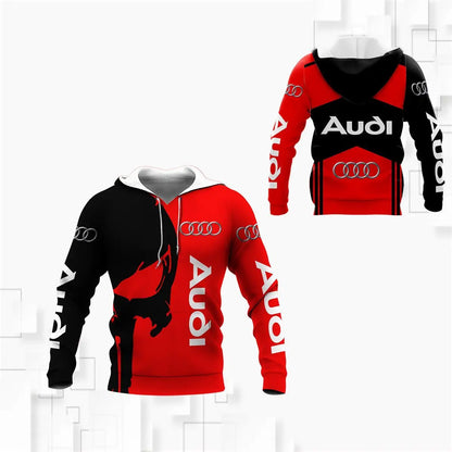 Autumn and Winter Best-selling Adult Hoodie 3D Printing Breathable and Comfortable Men's Sports and Leisure Hoodie MOTO