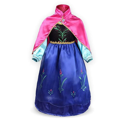 Fantasia Infantil Belle Menina Halloween Princesa Vestido Cosplay Festa Crianças Rapunzel Cinderela Anna Elsa Encanto Roupa de Aniversário