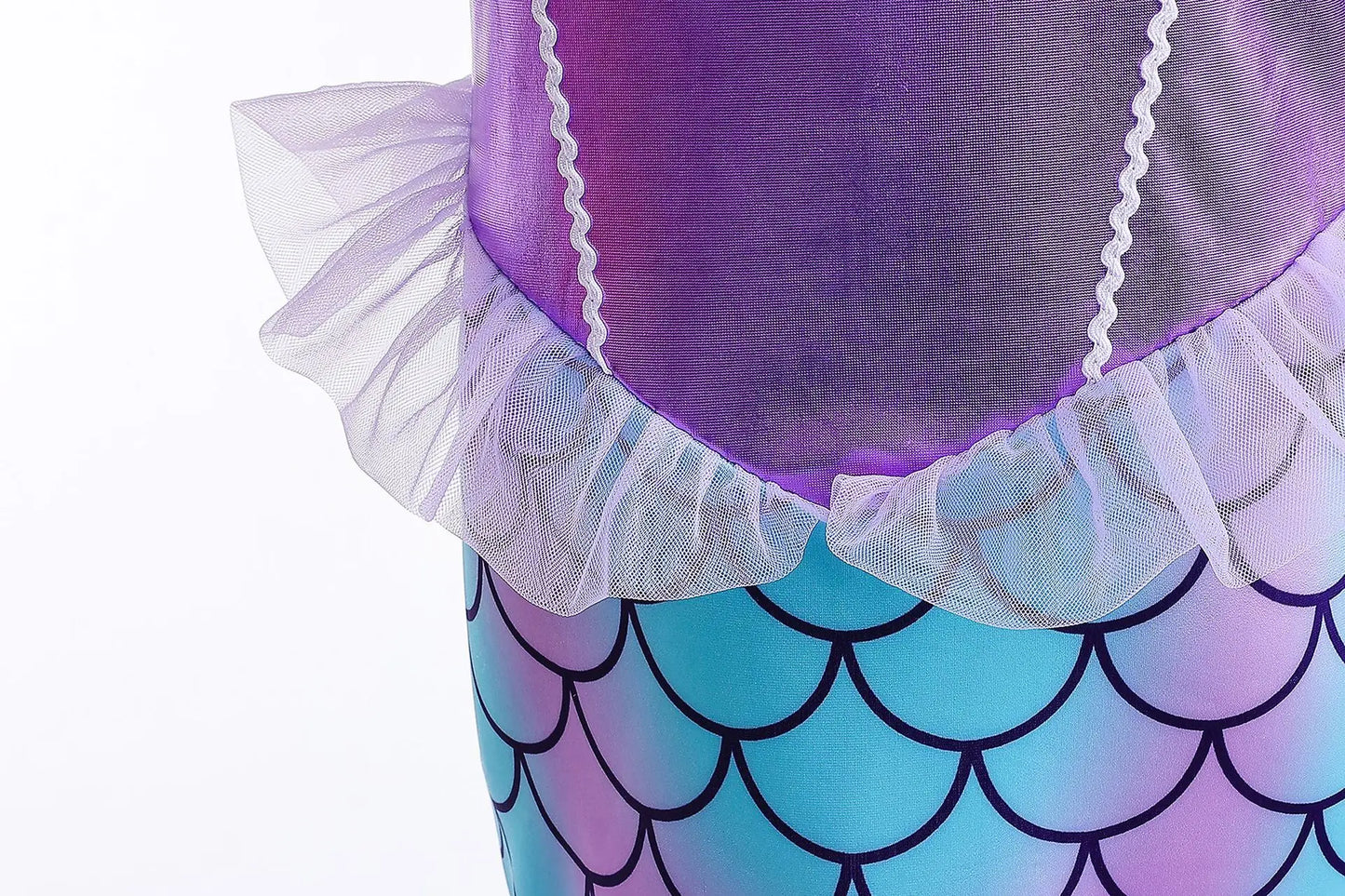 New Ariel Princess Little Mermaid Dress Girl Charm Cosplay Costume Kids Birthday Party Halloween Disguise Clothes