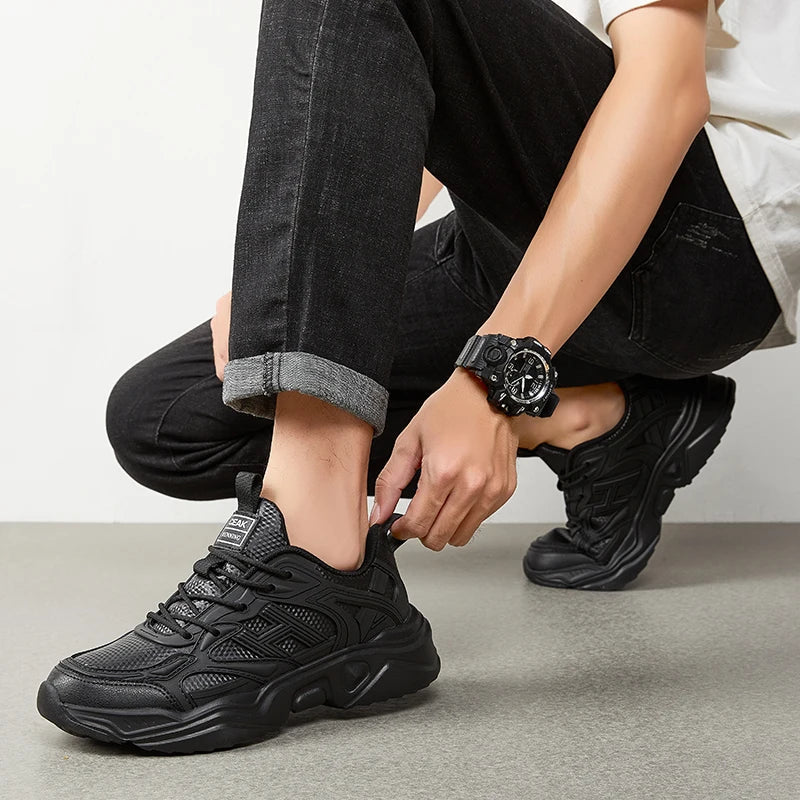 Shoes Four Seasons Breathable Light Non-slip Waterproof Oil-proof Kitchen work shoes Men's Outdoor Casual sports Shoe