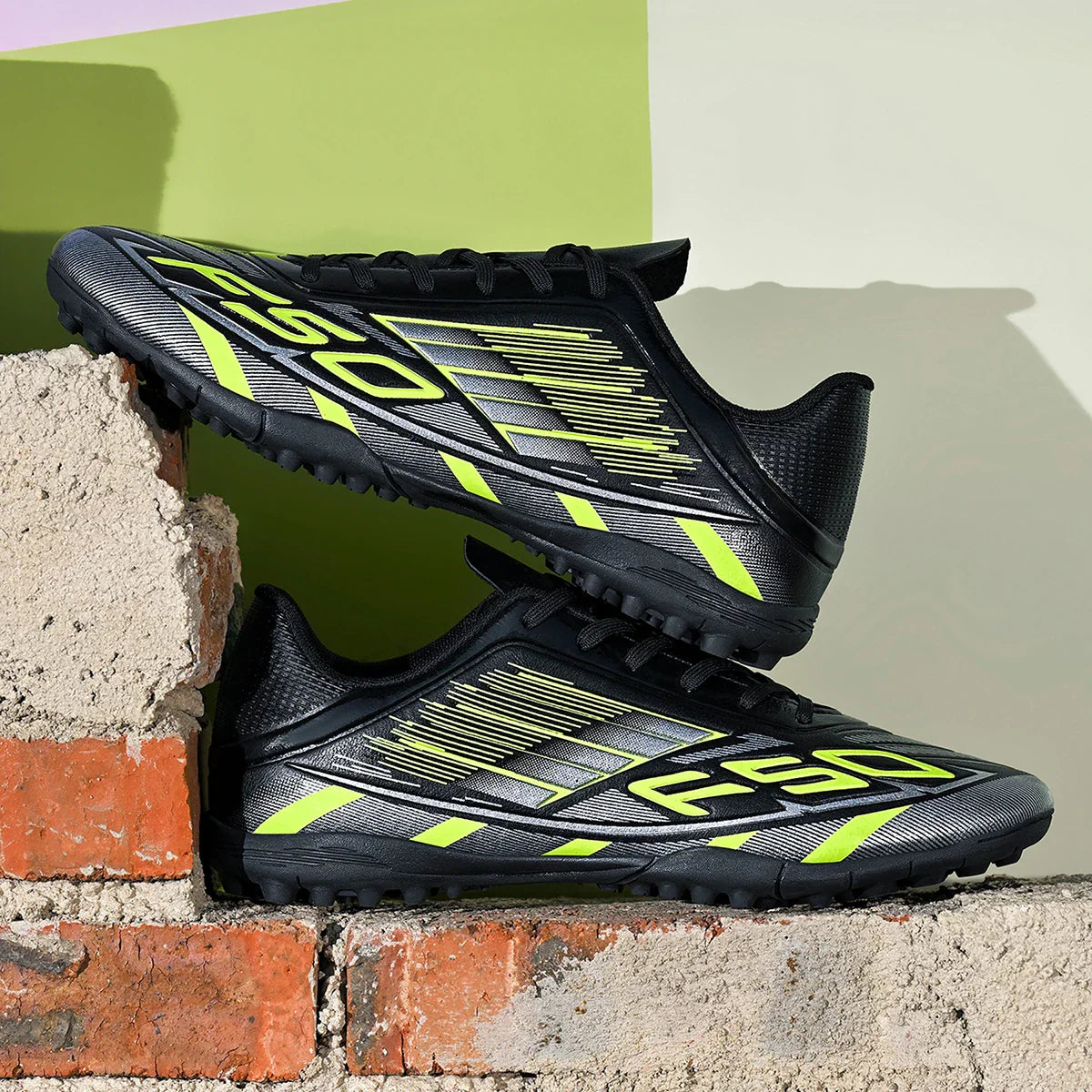 TF Soccer Cleats Men Women Kids PU Synthetic Upper Rubber Outsole Wear-resistant Non-slip Training Shoes