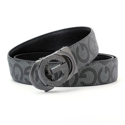 Top-quality cowhide and leather men's belt, fashionable and casual luxury brand jeans belt, multifunctional design men's belt