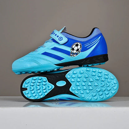 New Kids Turf Football Boots Training Shoes Soccer Shoes Drop Shipping Professional Match Grass Ultralight Cleats Boys Non-Slip