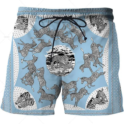 Luxurious Newest Iron Chain 3D Printed Streetwear Men Board Shorts Harajuku Hip Hop Leisure Beach Shorts fitness sports Shorts