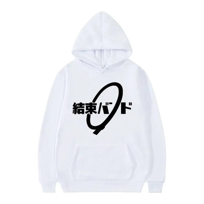 Hoodie Kessoku Band Logo Couples Hoodies Goto Hitori Ijichi Nijika Cospaly Oversized Long Sleeve Male