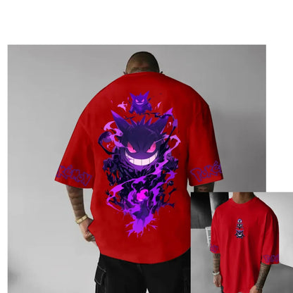 Street Trend Y2K Anime Pok É Mon Super Dream Fitness Training Casual T-Shirt Men's and Women's Luxury Kids Brand Top
