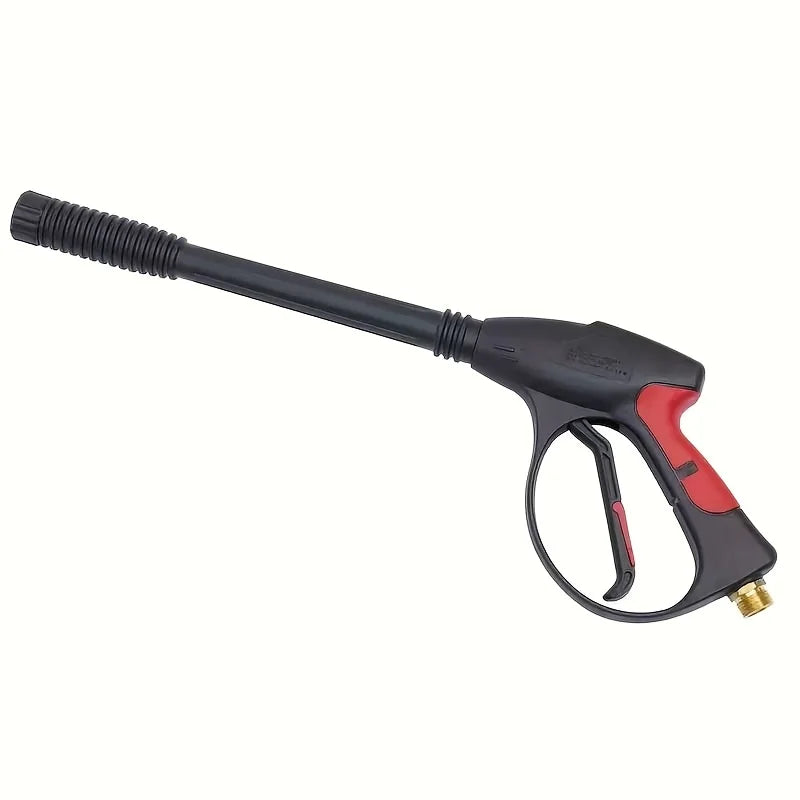Portable High Pressure Car Wash Gun with Adjustable Extended Rod Household Water Pipe Matching Car Cleaning Tool for Home Outdoo