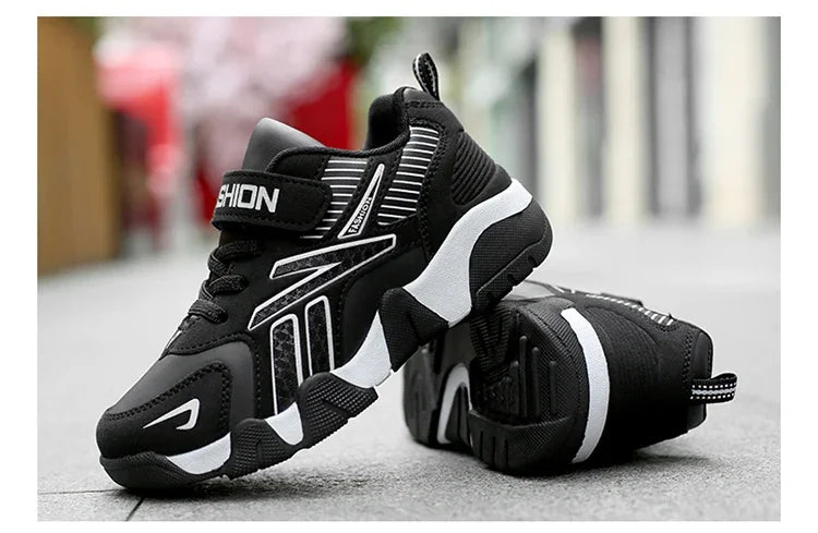 Children Boys Shoes School Sports Fashion Leather for Kids Tennis Casual Sneakers Children's Boy Running Walking Outdoor Shoe