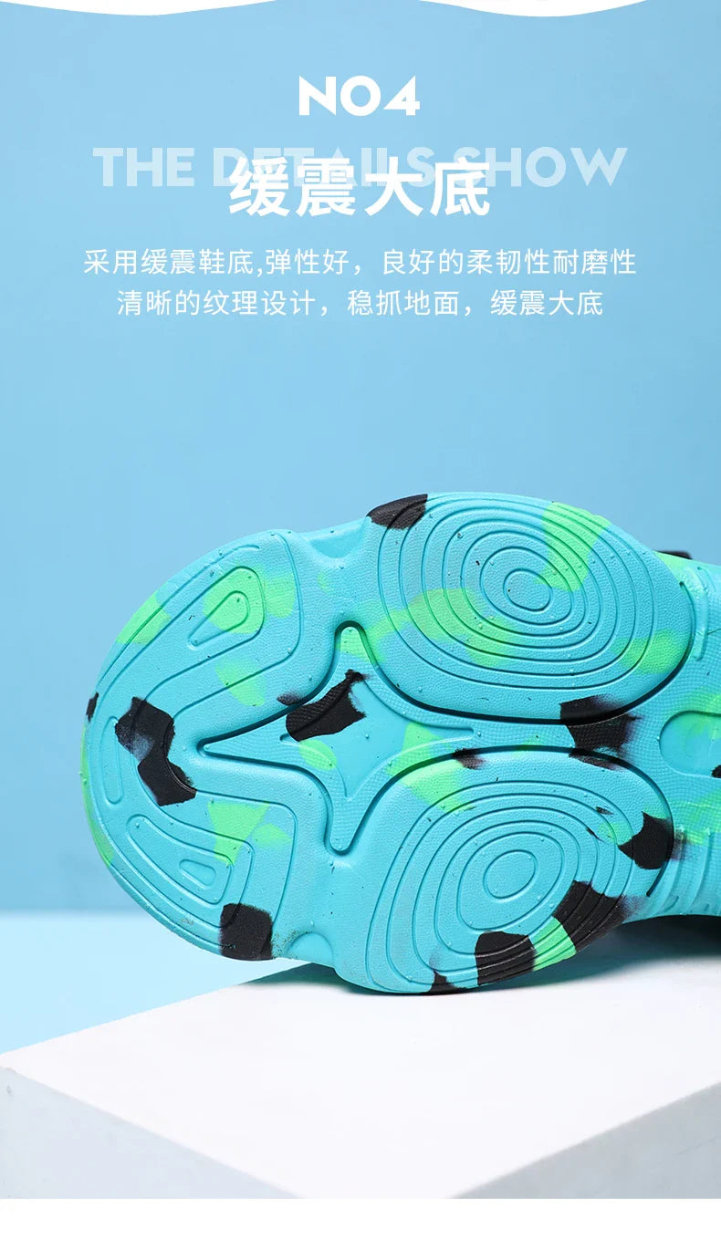 2025 Summer Boys Soft Sandals Fashion Children Shoes Autumn Light Cartoon Sandalias Flat Beach 4-12 Years Old Kids Shoes 12yrs