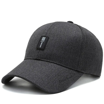 Men Fashion Wild Sunshade Sun Protection Black Baseball Cap For Winter Women Sport Cotton Warm Hats Male Kpop Bone Unisex C35