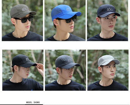Summer Quick Drying Ultra-Thin Breathable Baseball Cap Men Women Snapback