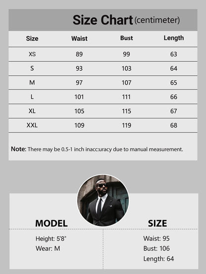 Men's 3-Piece Solid Suit Set Peak Lapel Blazer Jacket Vest Pants for Wedding Business Prom Tuxedo