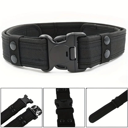 Daily Belt Men's Heavy Duty Combat Tactical Belts Sturdy Nylon Waist Strap with 5cm Width for adjustment