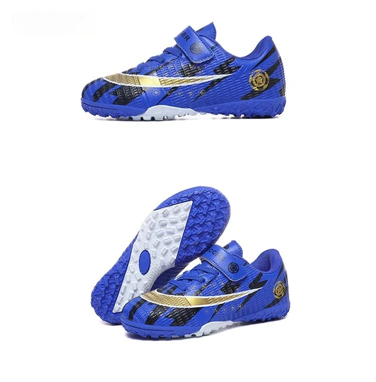 New Kids Soccer Shoes TF School Football Boots Boys Girls Cleats Grass Sneakers Child Outdoor Athletic Training Sports Footwear