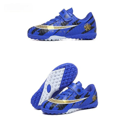 New Kids Soccer Shoes TF School Football Boots Boys Girls Cleats Grass Sneakers Child Outdoor Athletic Training Sports Footwear