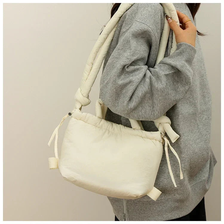 Colorful Nylon Small Square Shoulder and Crossbody Bags Super Cool Simple Versatile Handbags for Women 2024 Casual Hot Sale