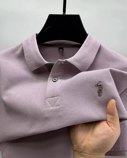 Luxury brand 100% cotton short sleeve polo shirt summer new trend Paul pony embroidery T-shirt business golf casual men's wear