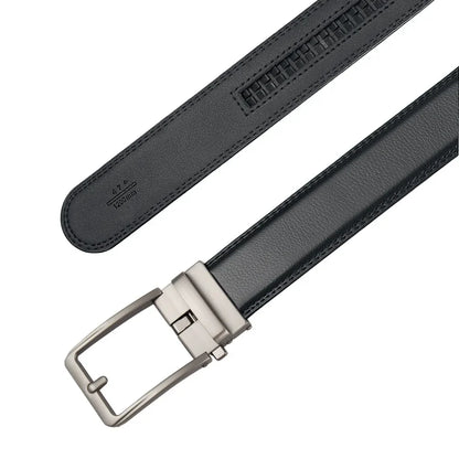 Plus Size 170 160 150 140 130cm Click Business Belts Men Automatic Buckle Genuine Leather Men's Jeans High Quality Waist Strap