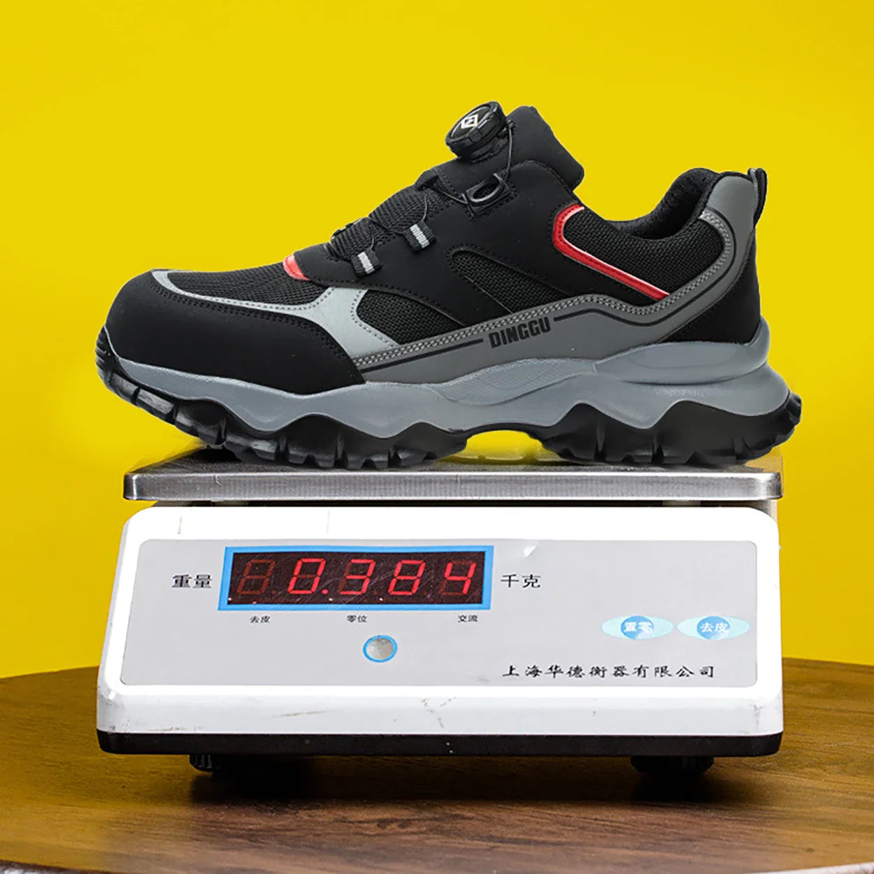 Rotating Button Breathable Work Shoes For Men Anti-smash Anti Puncture Safety Shoes Men Boots Indestructible Male Work Sneakers