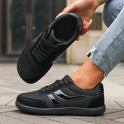 Minimalist Barefoot Shoes for Women Casual Versatile Soft Sole Wide Last Shoes Summer Breathable Comfortable Barefoot Sneakers
