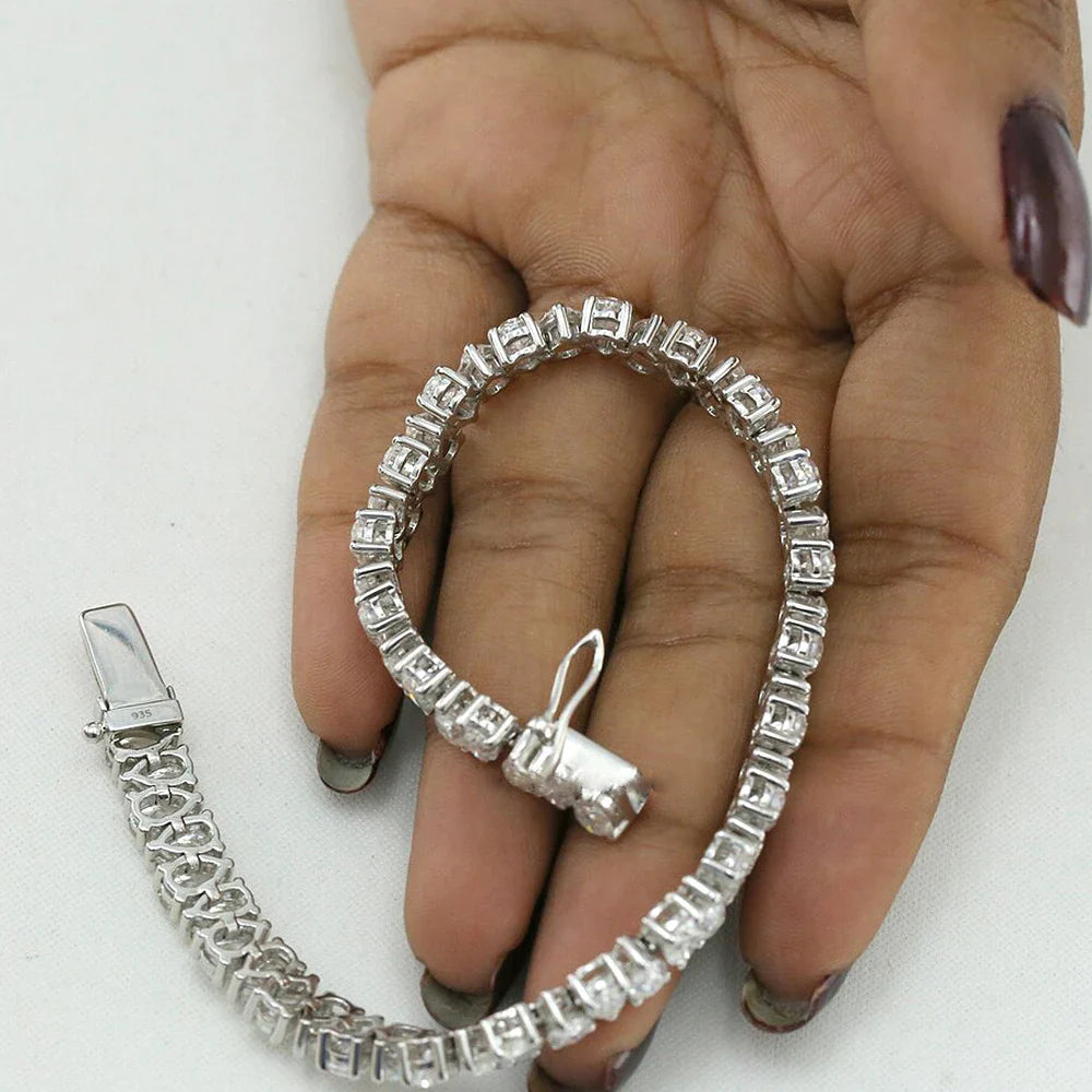 0.35carat Waterdrop Moissanite Tennis Bracelet For Women S925 Silver Pear cut Lab Diamond Engagement Bracelets With Certificate