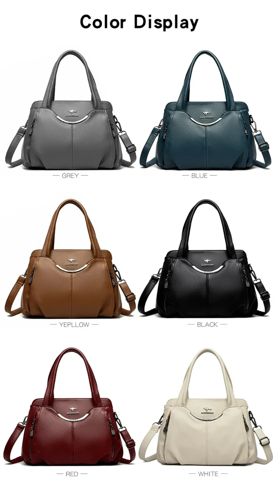 Luxury Purses and Handbags High Quality Soft Leather Shoulder Crossbody Bags for Women 2024 Elegant Tote Messenger Sac A Main