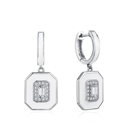 Cut 5*3mm Moissanite Earrings for Women 100% 925 Sterling Silver Top Quality Stud Earrings Sparkling Wedding