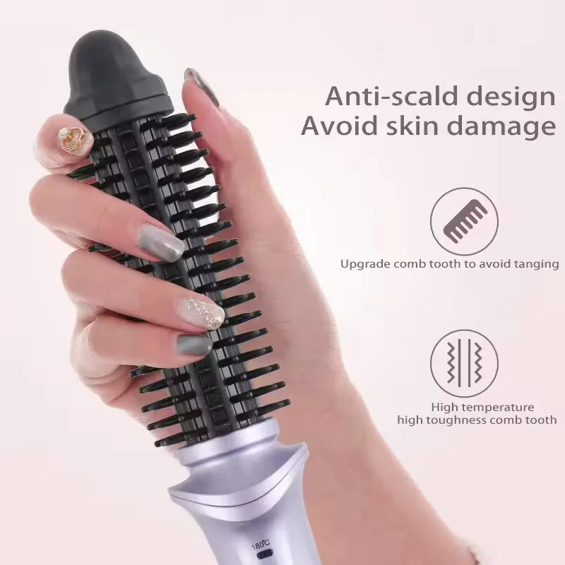 New design adjustable temperature wave styler hair styling tools hair curler rotating portable hair curler comb